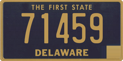 DE license plate 71459