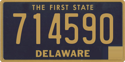 DE license plate 714590