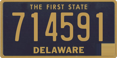 DE license plate 714591