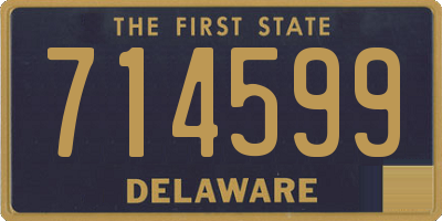 DE license plate 714599