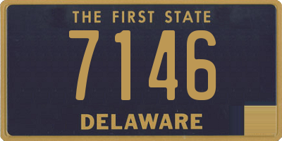 DE license plate 7146