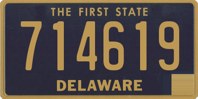 DE license plate 714619