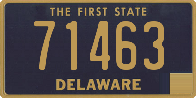 DE license plate 71463