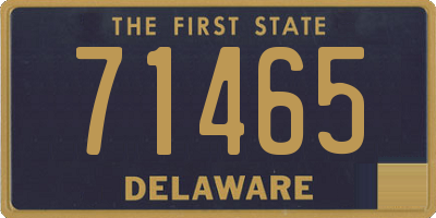 DE license plate 71465