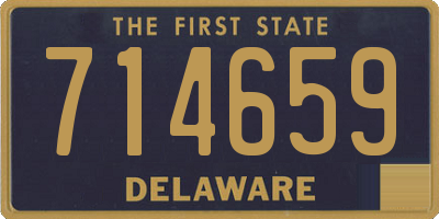 DE license plate 714659