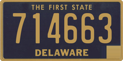 DE license plate 714663