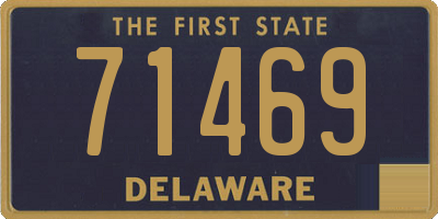 DE license plate 71469
