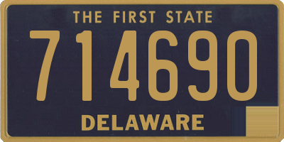 DE license plate 714690