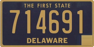 DE license plate 714691
