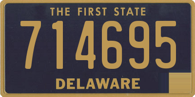 DE license plate 714695