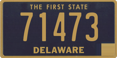 DE license plate 71473