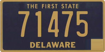 DE license plate 71475