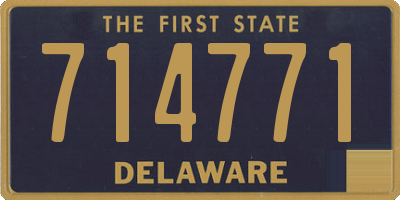 DE license plate 714771