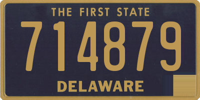 DE license plate 714879