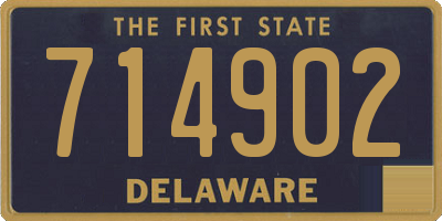 DE license plate 714902