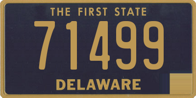 DE license plate 71499