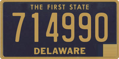 DE license plate 714990