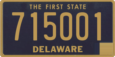 DE license plate 715001