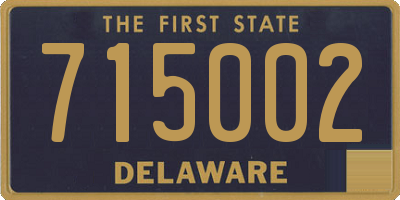 DE license plate 715002