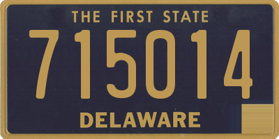 DE license plate 715014