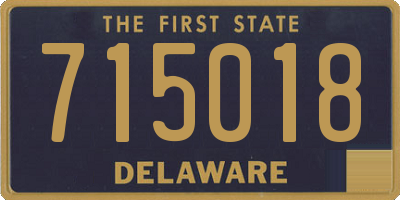 DE license plate 715018