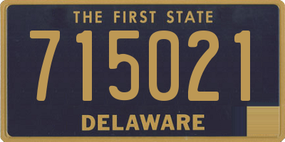 DE license plate 715021