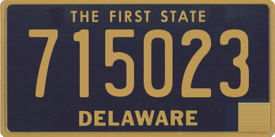 DE license plate 715023