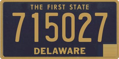 DE license plate 715027