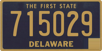 DE license plate 715029