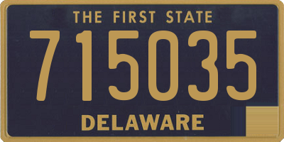 DE license plate 715035
