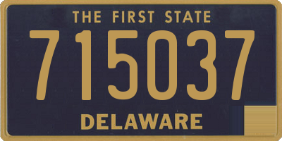 DE license plate 715037