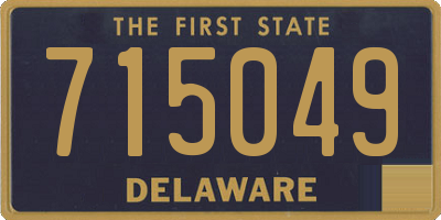 DE license plate 715049