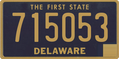 DE license plate 715053