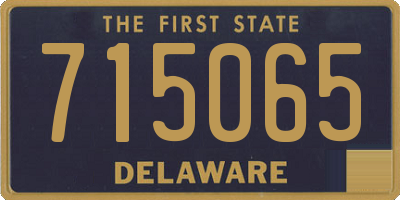DE license plate 715065