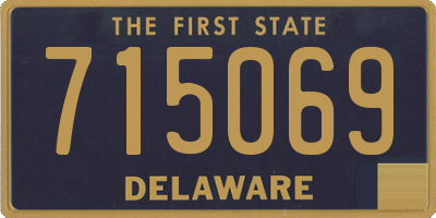 DE license plate 715069
