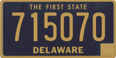 DE license plate 715070