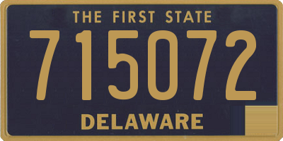 DE license plate 715072