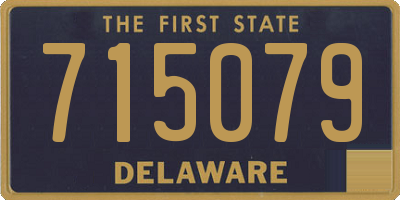 DE license plate 715079