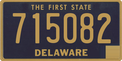DE license plate 715082