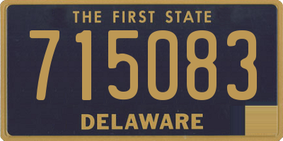 DE license plate 715083