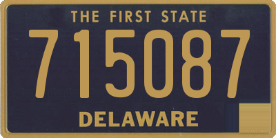 DE license plate 715087