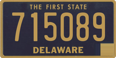 DE license plate 715089
