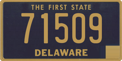 DE license plate 71509