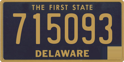 DE license plate 715093