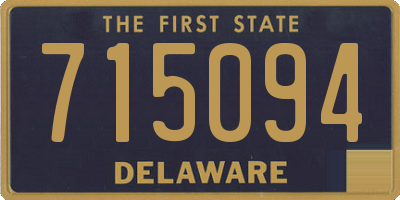 DE license plate 715094