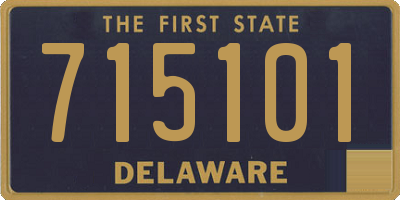 DE license plate 715101