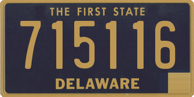 DE license plate 715116