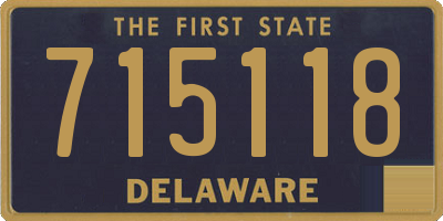 DE license plate 715118