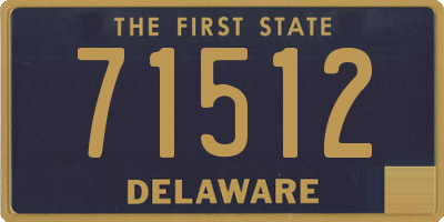 DE license plate 71512