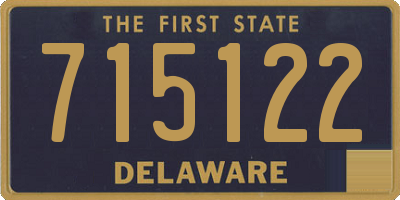 DE license plate 715122